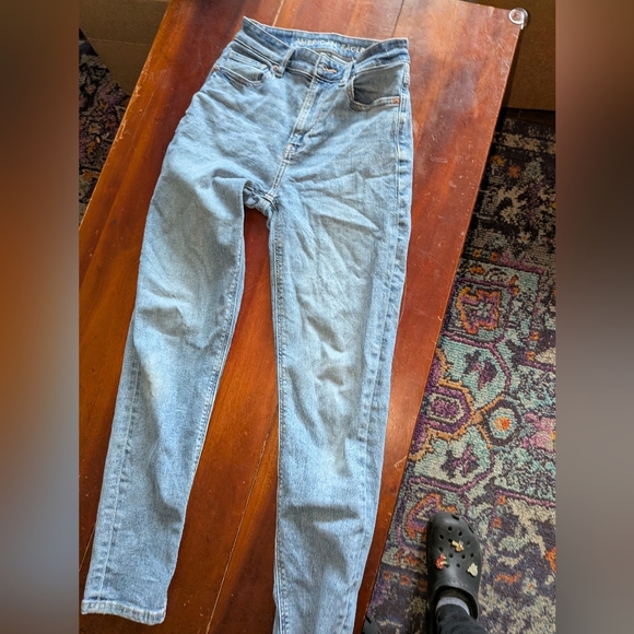 American Eagle Outfitters Denim - American Eagle Outfitters Men's Light Blue Straight Jeans